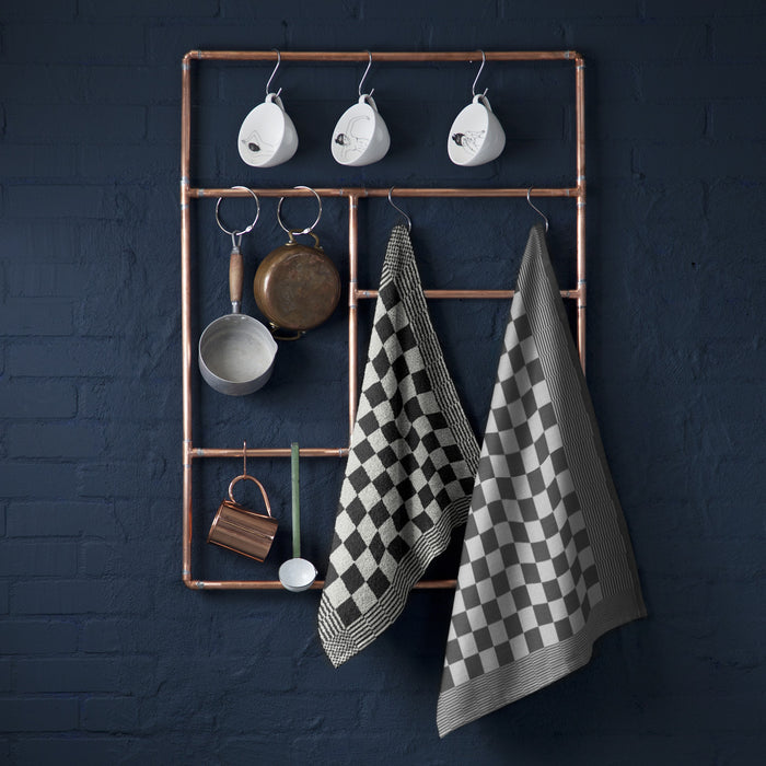 DDDDD keukendoek Barbecue - 50x55cm - Zwart - 6 stuks