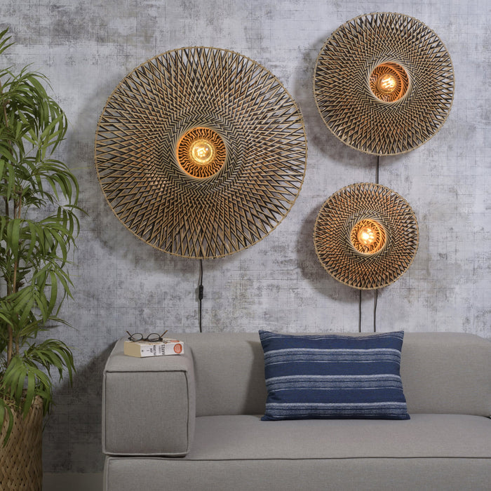 GOOD&MOJO Bali Wandlamp L - Ø 87 cm