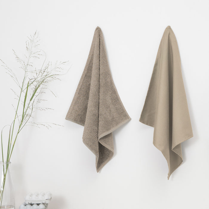 DDDDD keukendoek Cisis - 50x55cm - Amandel - 6 stuks