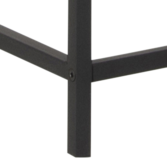 by fonQ Jaxon Vitrinekast 185,6 x 77 cm - Zwart