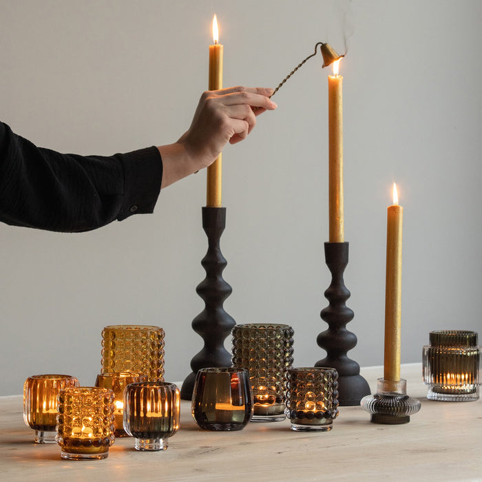 WOOOD Twisted Kandelaar - Brons