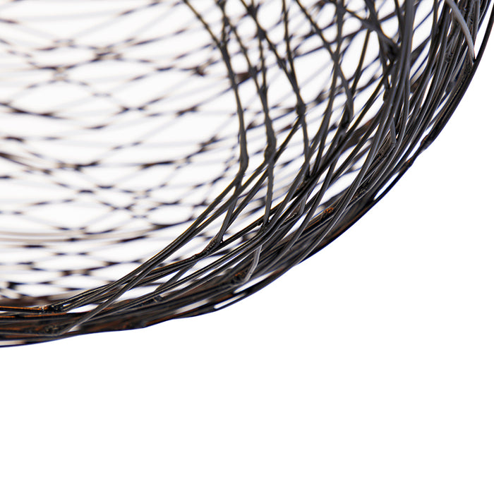 QAZQA Plafondlamp sarella - Zwart - Design - D 290mm