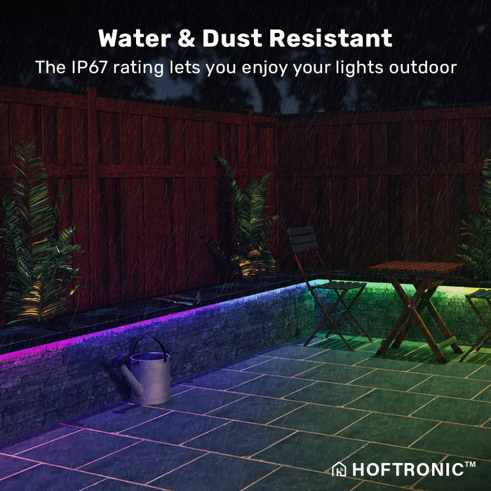 Smart LED Strip 10m (2x5 m) - IP67 waterdicht voor buiten - 12V - RGB