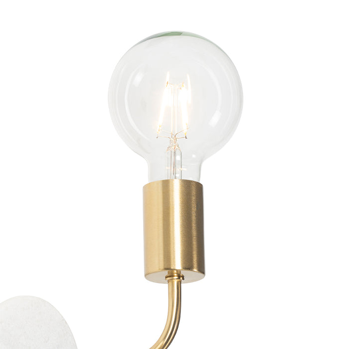 QAZQA Wandlamp kaso - Wit - Klassiek | Antiek - L 10cm