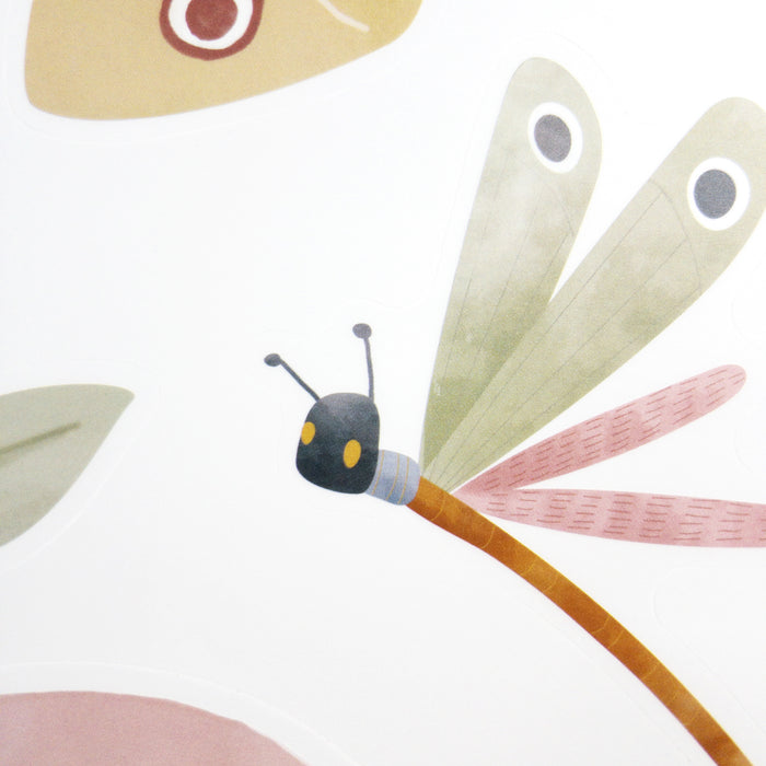 Little Dutch Flowers & Butterflies Muurstickers - 42x30cm - Bloemen