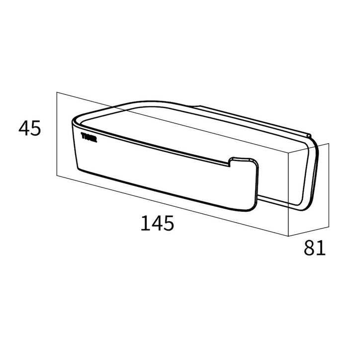 Tiger Tess Toiletrolhouder zonder Klep - Wit