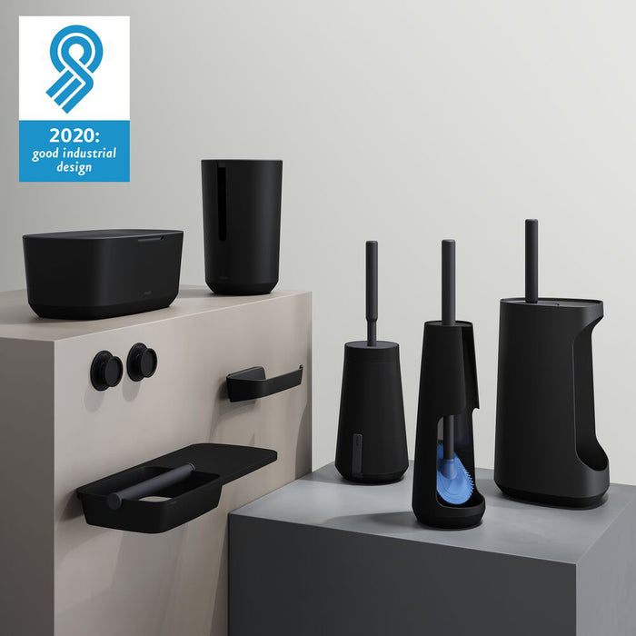 Tiger Tess Toiletrolhouder zonder Klep - Zwart