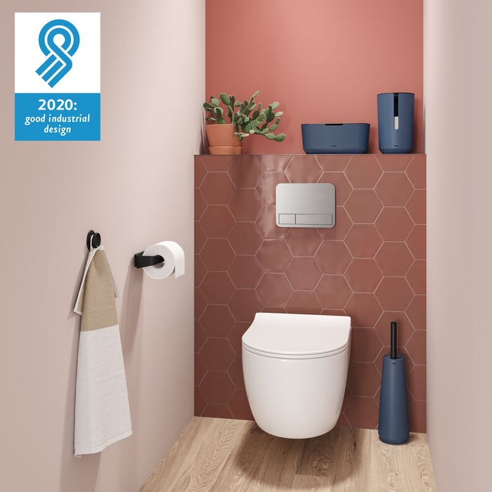 Tiger Tess Toiletrolhouder zonder Klep - Zwart