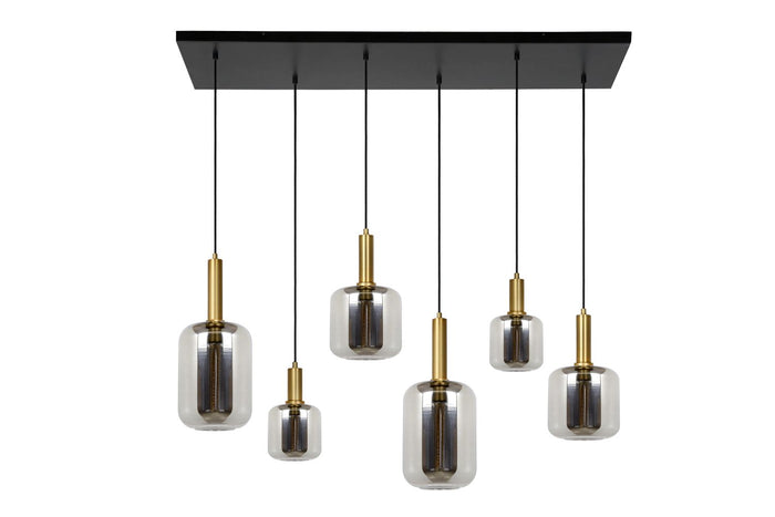 Lucide JOANET Cluster Hanglamp - 6xE27