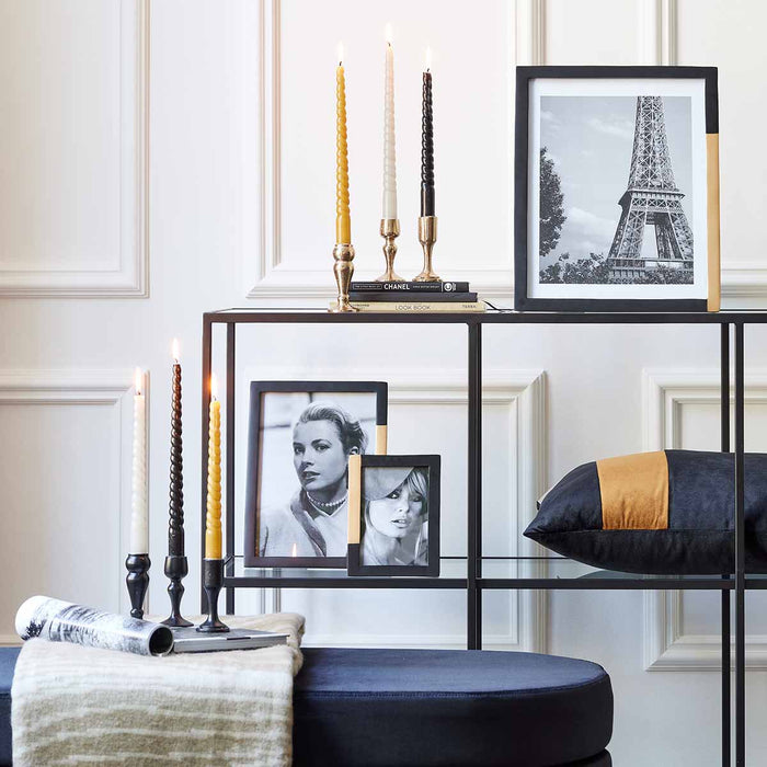 RIVERDALE - Kandelaar Lily 2 champ.goud 10cm