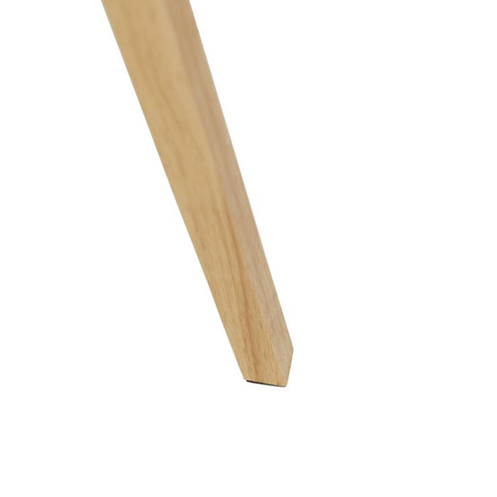 QAZQA Moderne vloerlamp hout stoffen kap pauw 50 cm - Tripod Classic