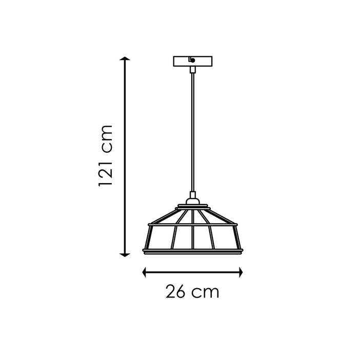 Home sweet home Meo A Hanglamp 26 cm - Amber