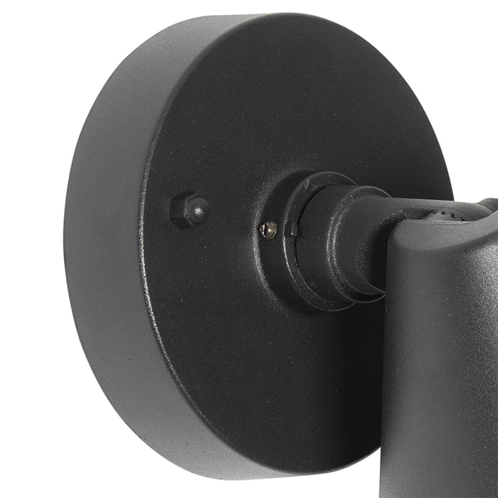 QAZQA Moderne buiten wandlamp zwart IP44 verstelbaar - Ciara