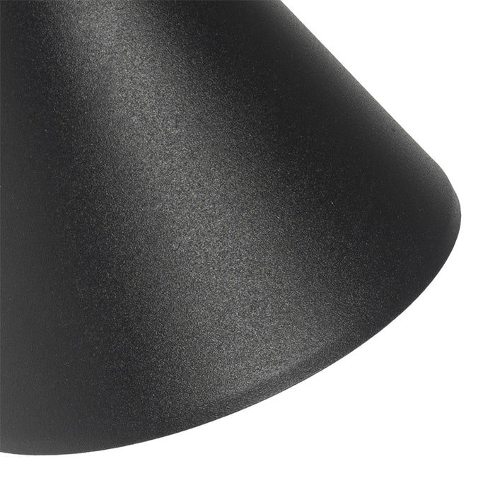 QAZQA Moderne buiten wandlamp zwart IP44 verstelbaar - Ciara