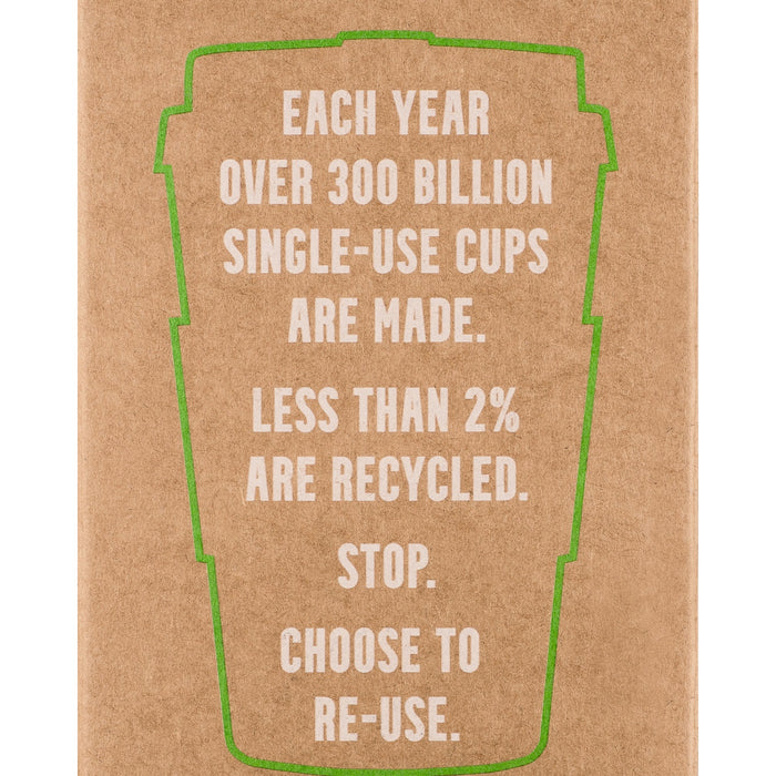 Ecoffee Cup Bloki Balentina- Koffiebeker to Go 400 ml Groen Siliconen