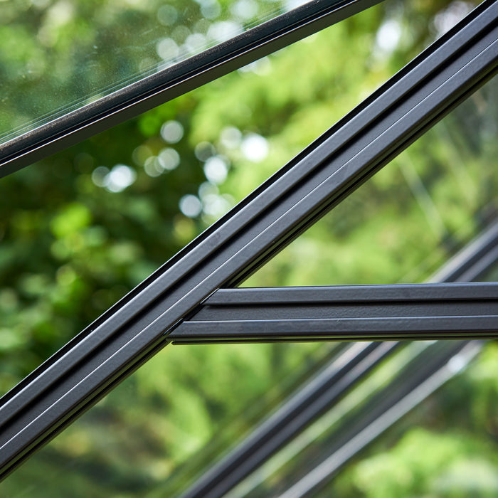 Royal Well Qube 86 Tuinkas met veiligheidsglas