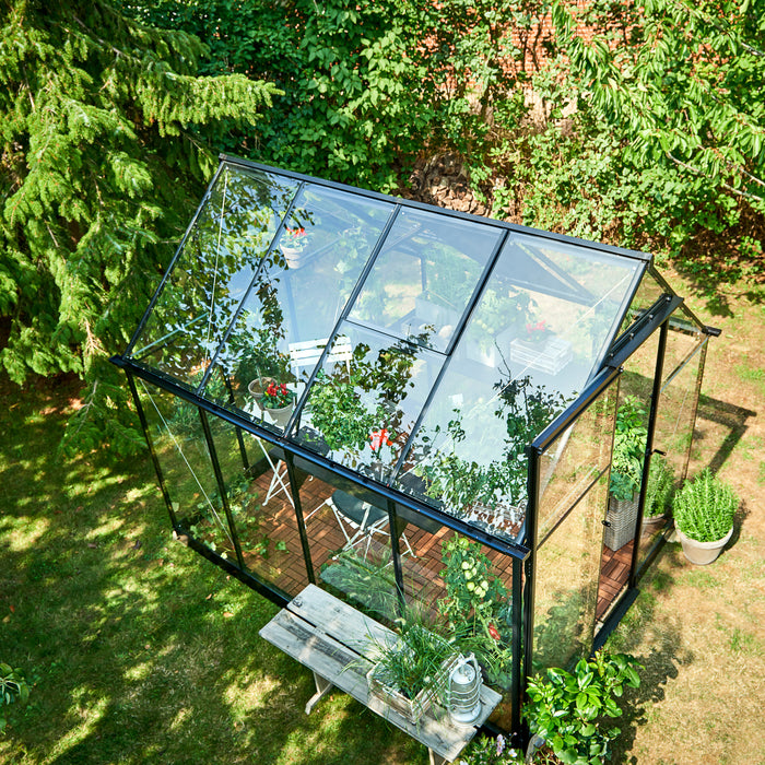 Royal Well Qube 86 Tuinkas met veiligheidsglas