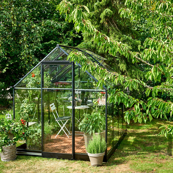 Royal Well Qube 86 Tuinkas met veiligheidsglas