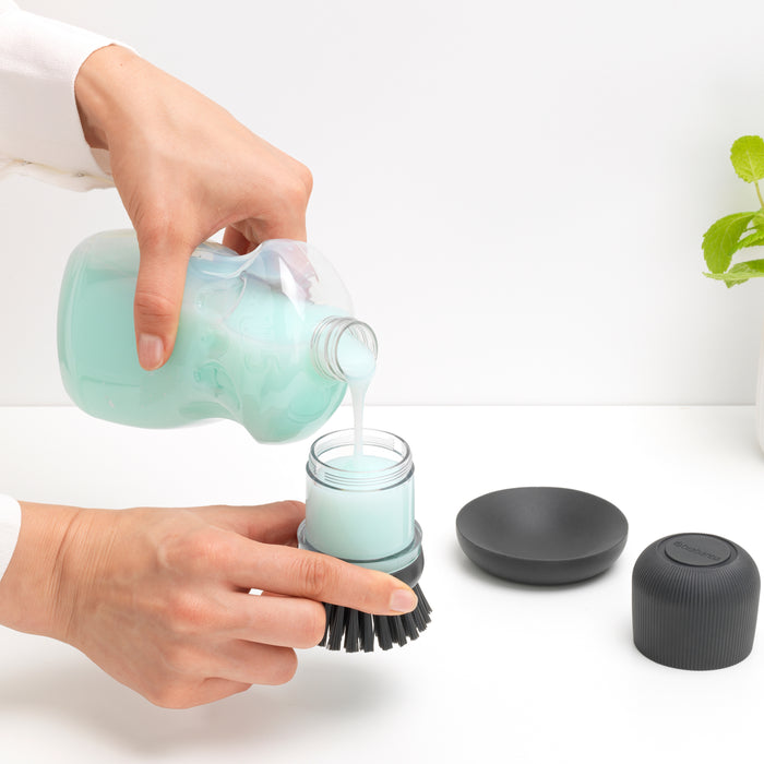 Brabantia Sink Side Afwasborstel met Zeepreservoir