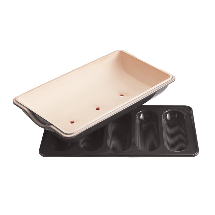 Emile Henry Baguettevorm Mini E-box - Fusain