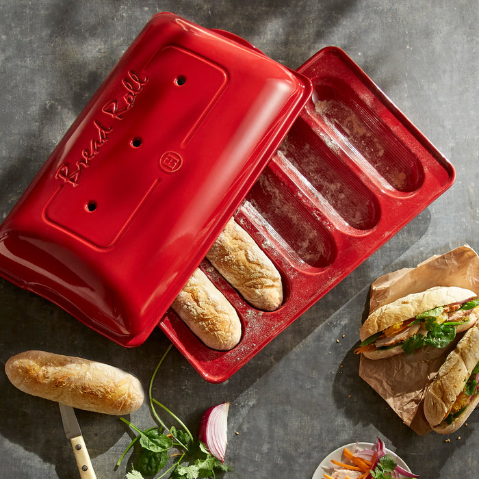 Emile Henry Baguettevorm Mini E-box - Fusain