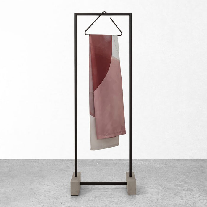 Sealskin Earth Douchegordijn 180x200 cm Polyester - Donkerroze / Off-white