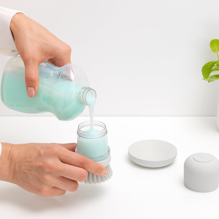 Brabantia Sink Side Afwasborstel met Zeepreservoir
