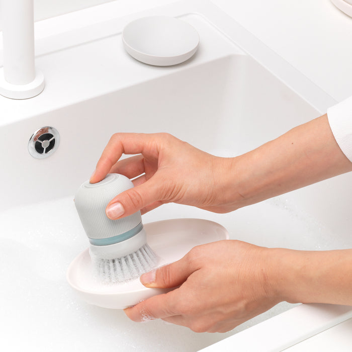 Brabantia Sink Side Afwasborstel met Zeepreservoir