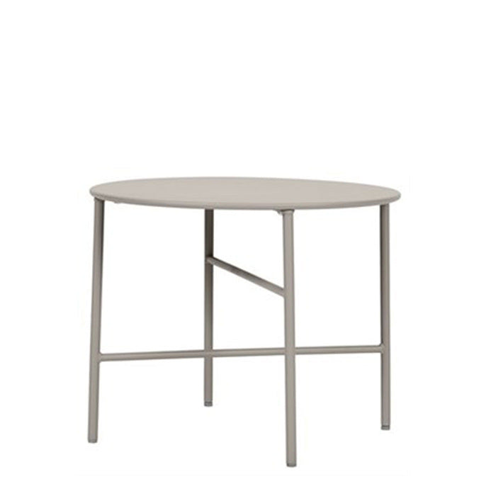 Lisomme Mila metalen tuin salontafel grijs - Ø 50 cm