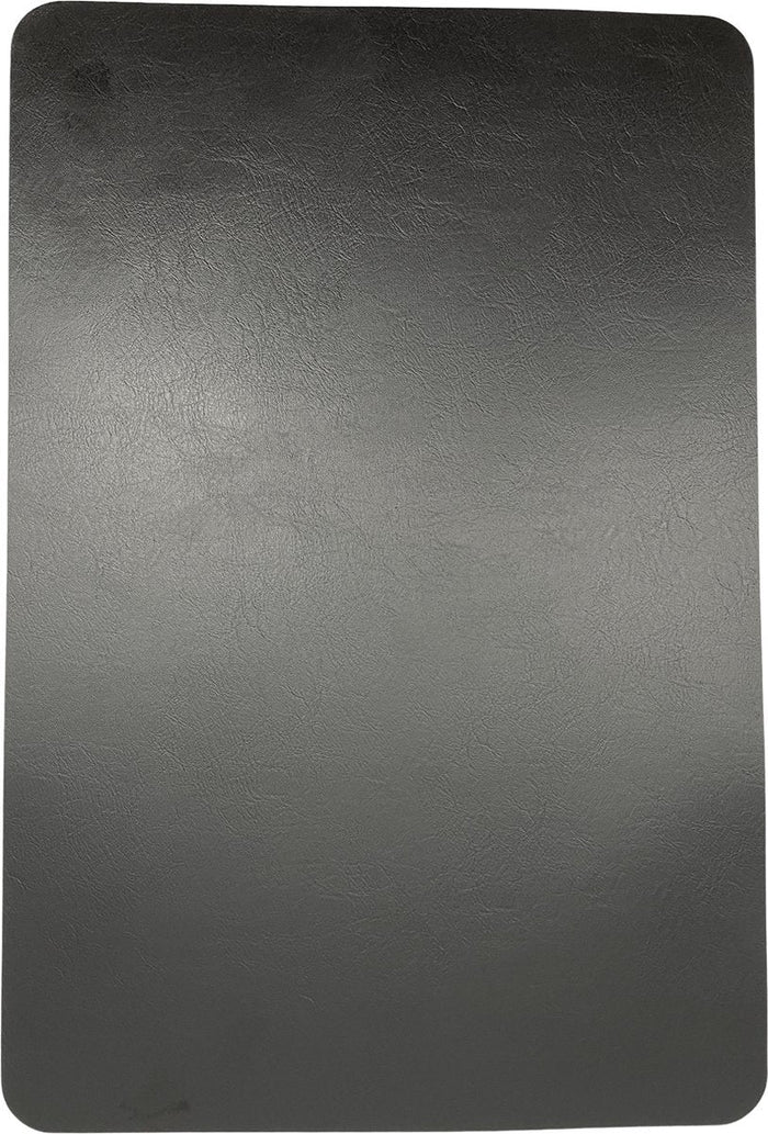 Kade 171 - Luxe placemats lederlook - 6 stuks - donkerbruin - rechthoe