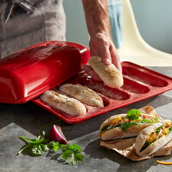Emile Henry Baguettevorm Mini E-box - Grand Cru