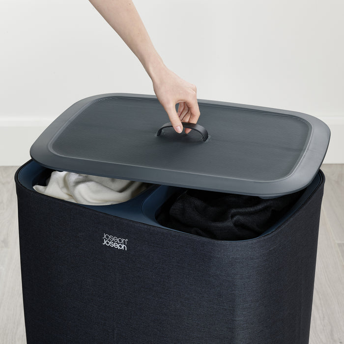 Joseph Joseph Tota Duo Wasmand 90 L - Carbon Black
