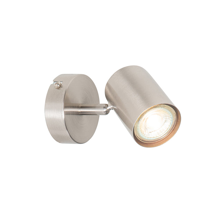 QAZQA Moderne spot staal verstelbaar - Jeana