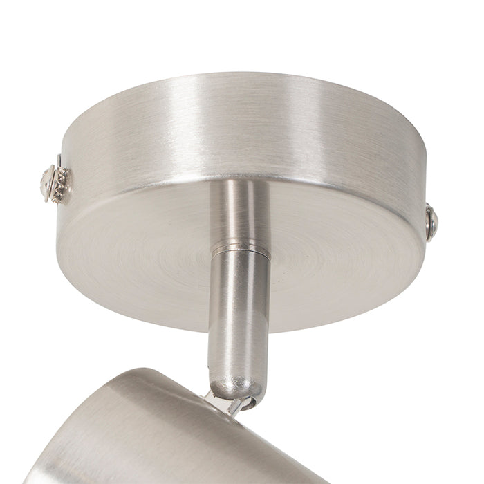 QAZQA Moderne spot staal verstelbaar - Jeana