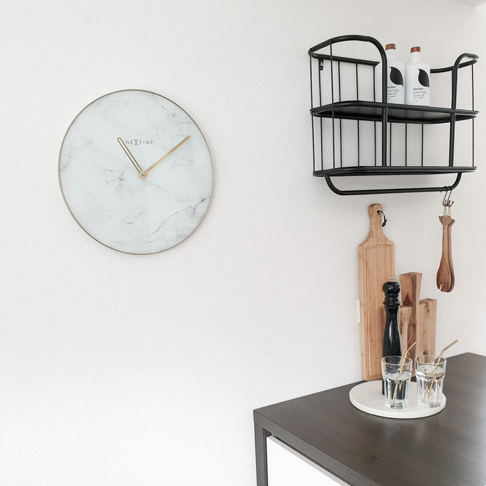 NeXtime Marble Wandklok Ø40 cm