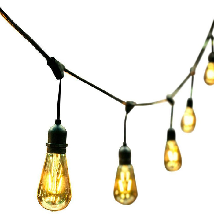 V-TAC VT-713 E27 LED Strijklampen - WP - Socket - Zwart - IP54