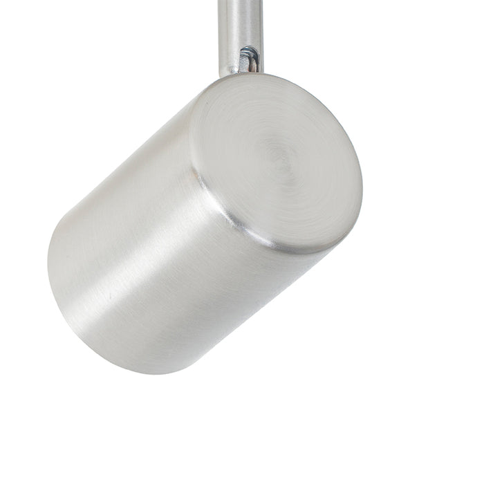 QAZQA Moderne plafondlamp staal 3-lichts verstelbaar - Jeana