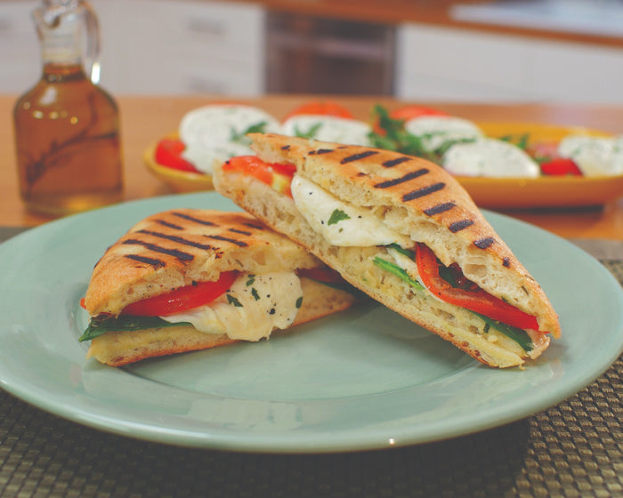 Red Copper Sandwichmaker Flipwich DUO staal rood