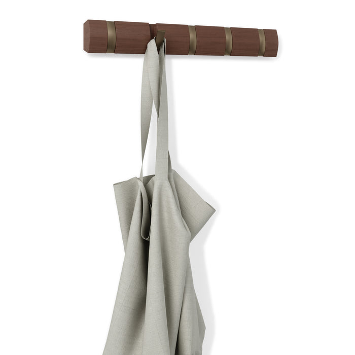 Umbra Kapstok Flip Hook 5 - Walnoot