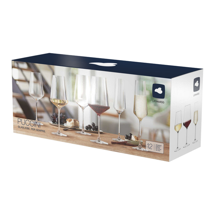 Leonardo Puccini Wijnglazenset 12-delig