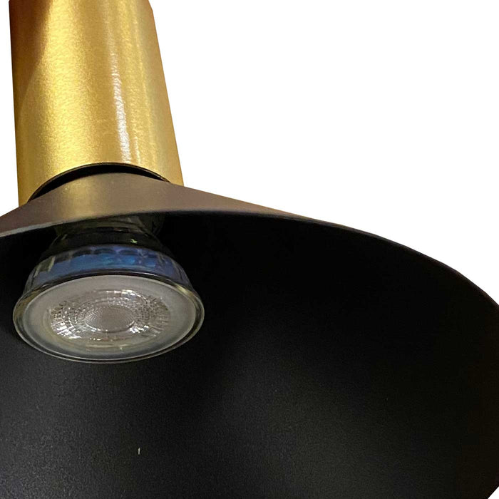 Nowodvorski Hanglamp Hermanos 3 lichts Ø 30 cm zwart - goud