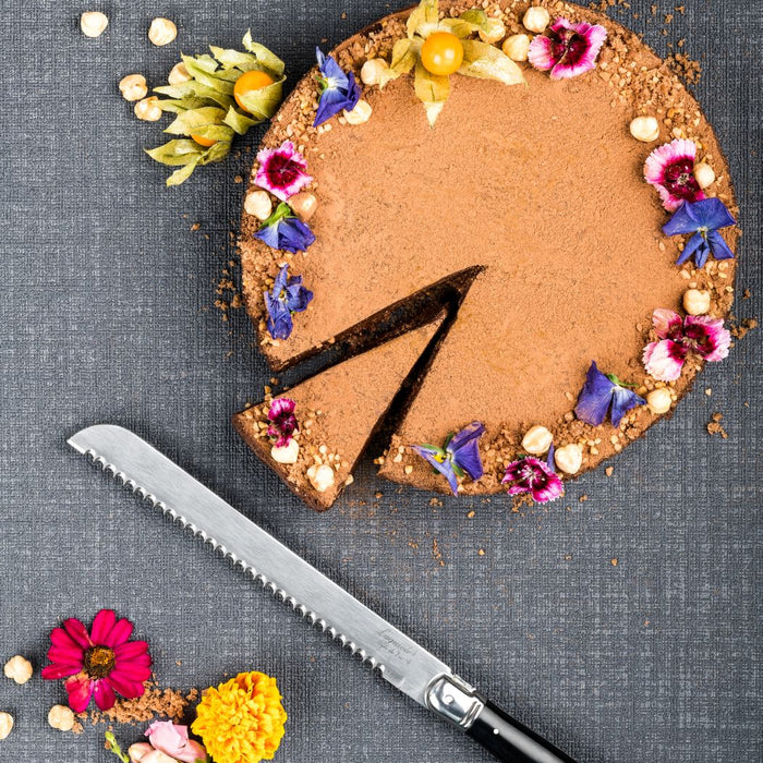 Laguiole Style de Vie Stokbroodplank met Broodmes Zwart