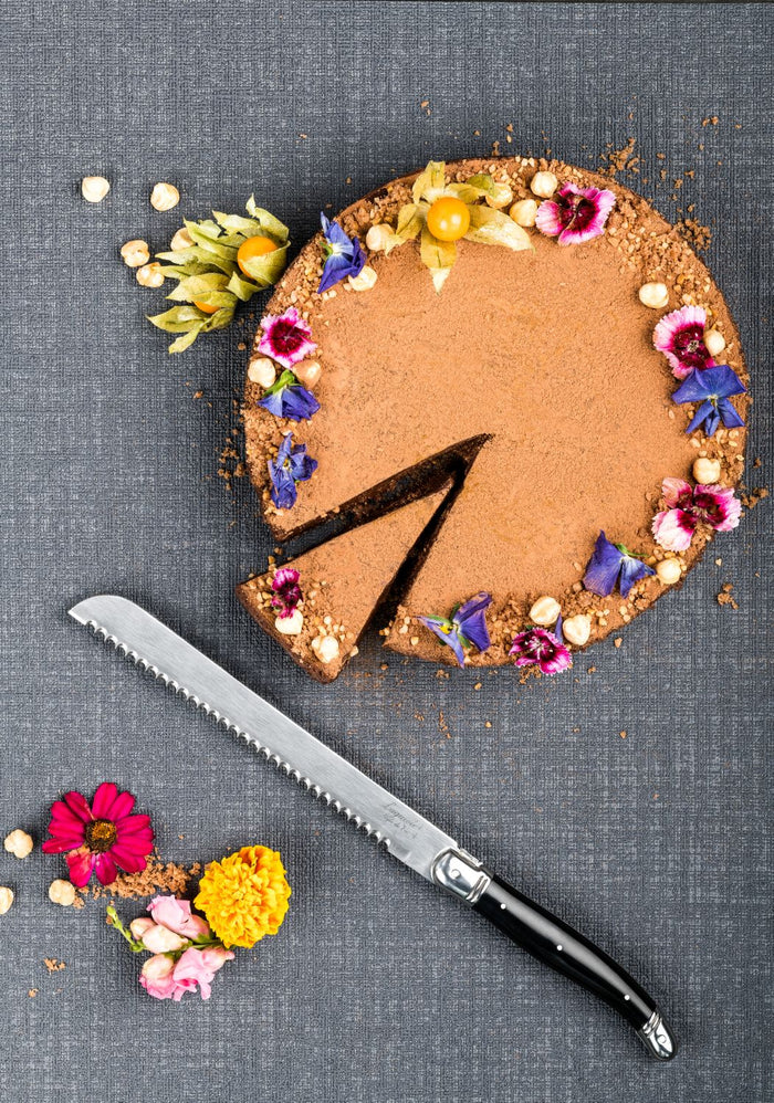 Laguiole Style de Vie Stokbroodplank met Broodmes Zwart