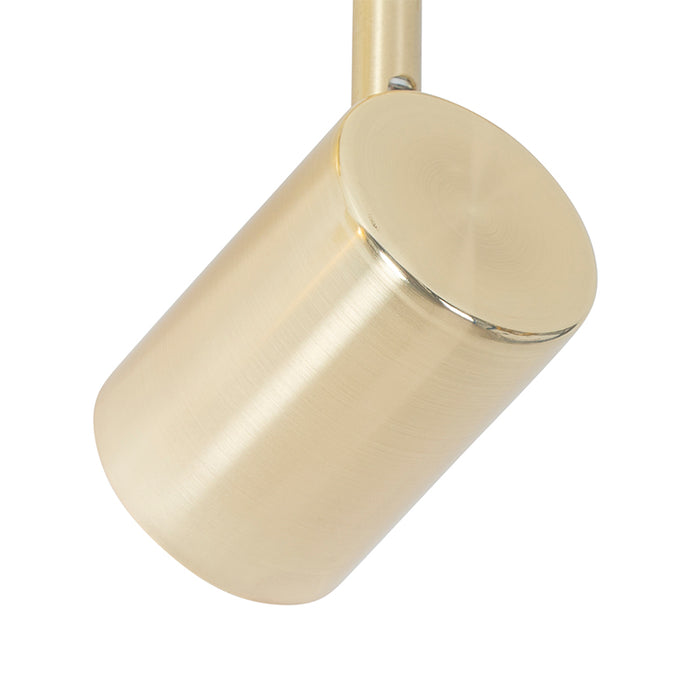 QAZQA Moderne plafondlamp messing 2-lichts verstelbaar - Jeana