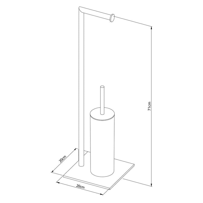 Sealskin Tube Toiletbutler - Wit