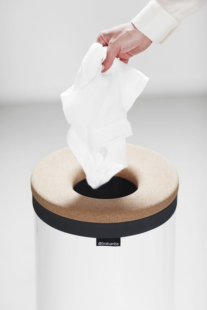 Brabantia Wasbox 35 L - Wit / Kurk