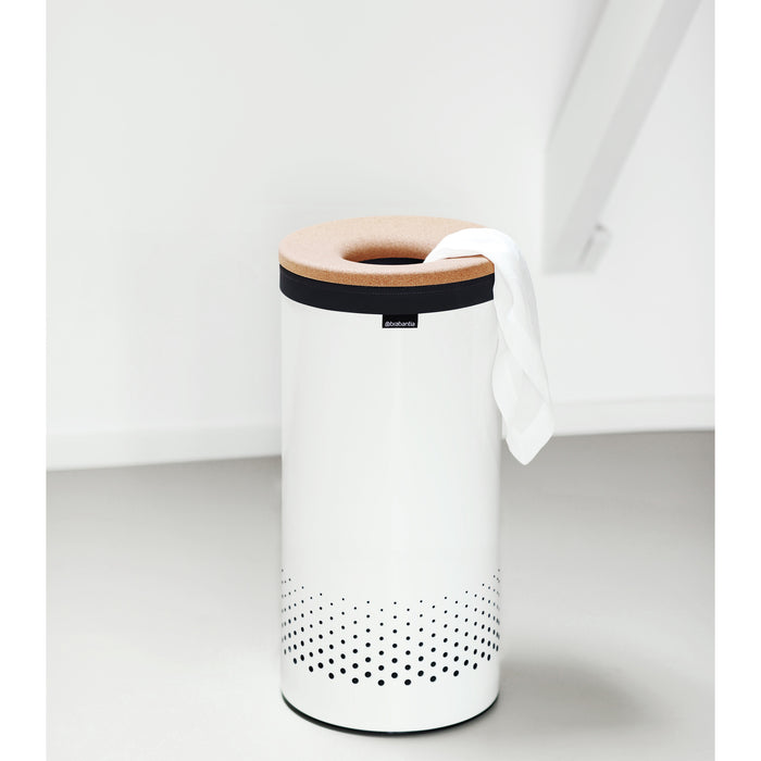 Brabantia Wasbox 35 L - Wit / Kurk