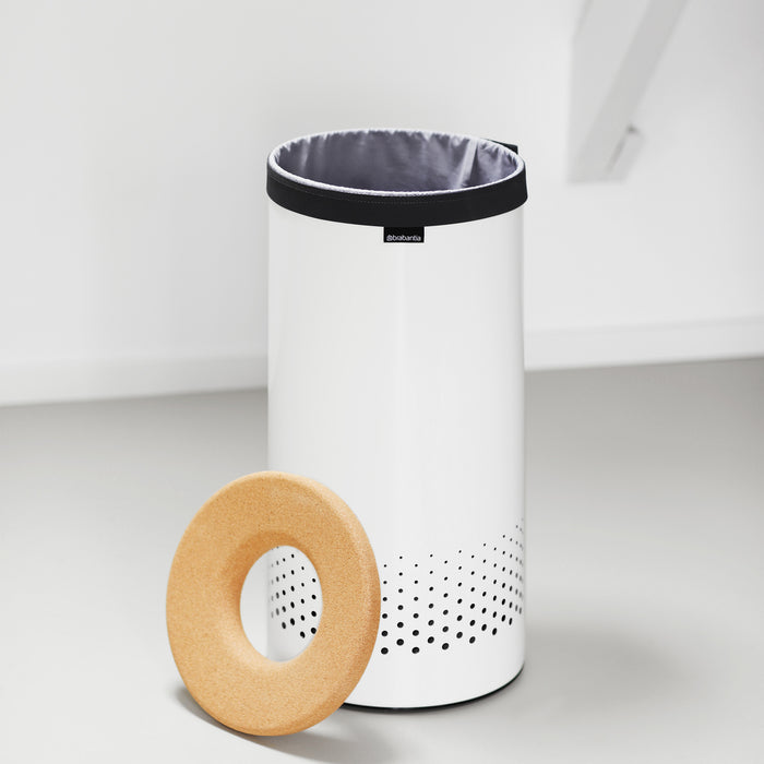 Brabantia Wasbox 35 L - Wit / Kurk
