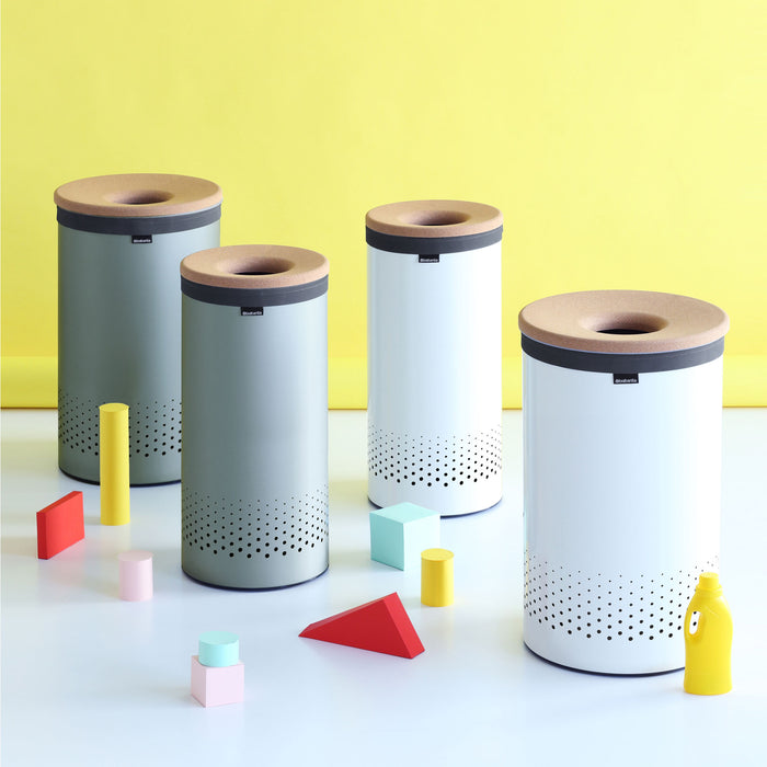 Brabantia Wasbox 35 L - Wit / Kurk