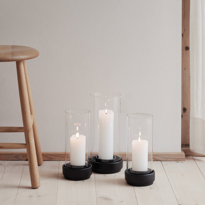 Stelton Hurricane Windlicht H 24,5 cm